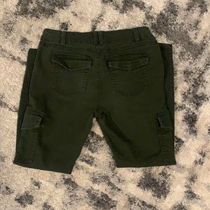 Army green jeans